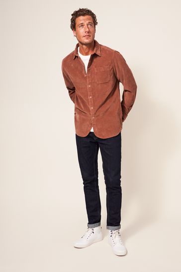 brown shirt combination jeans